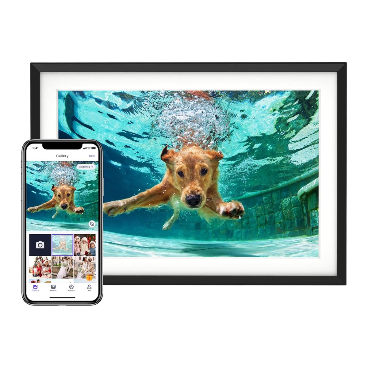 Personalized Dog Digital Photo Frame